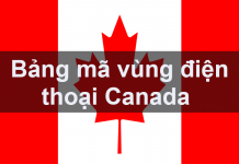 Mã vùng điện thoại Canada